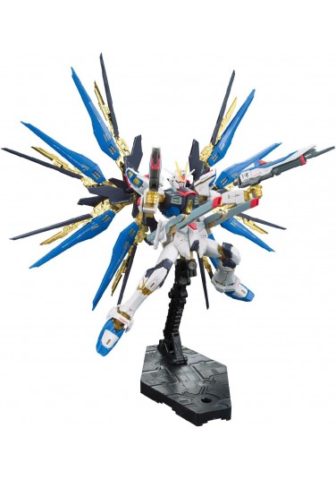 Bandai Hobby-Zgmf-X20A Strike Freedom Gundam 1/144 RG Model Kit Américain Maquette en Plastique, BAN185139, Multicolore, Small